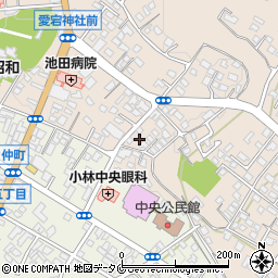 宮崎県小林市真方8周辺の地図