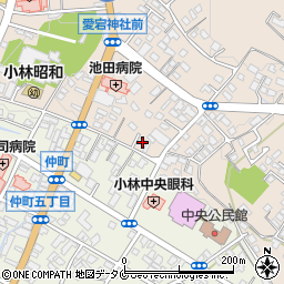 宮崎県小林市真方12周辺の地図