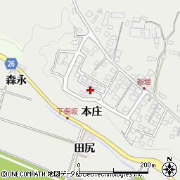 宮崎県東諸県郡国富町本庄5490-12周辺の地図