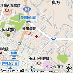 宮崎県小林市真方23周辺の地図