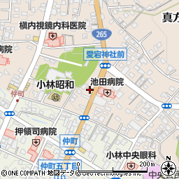 宮崎県小林市真方27周辺の地図