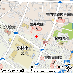 宮崎県小林市真方70周辺の地図