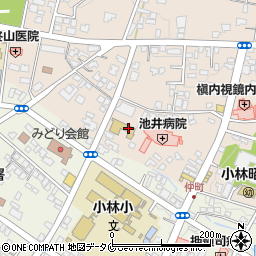 宮崎県小林市真方91周辺の地図