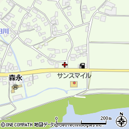 宮崎県東諸県郡国富町竹田77周辺の地図