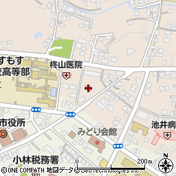 宮崎県小林市真方112周辺の地図