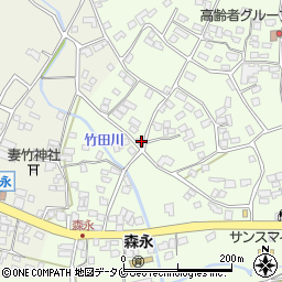 宮崎県東諸県郡国富町竹田11周辺の地図