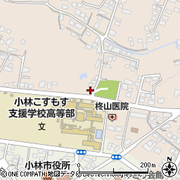 宮崎県小林市真方159周辺の地図