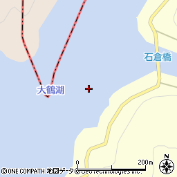 大鶴湖周辺の地図
