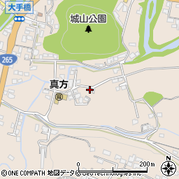 宮崎県小林市真方708周辺の地図