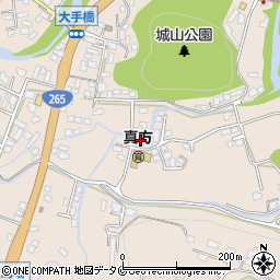 宮崎県小林市真方722周辺の地図