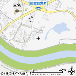 宮崎県国富町（東諸県郡）三名周辺の地図