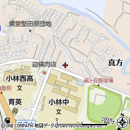 宮崎県小林市真方1040周辺の地図