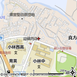 宮崎県小林市真方1041周辺の地図