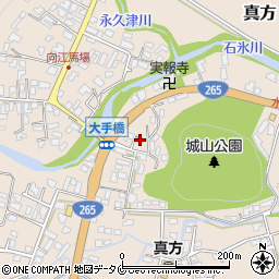 宮崎県小林市真方801-1周辺の地図