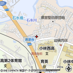 宮崎県小林市真方1059周辺の地図