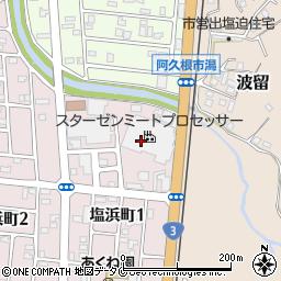 株式会社阿久根食肉流通センター周辺の地図