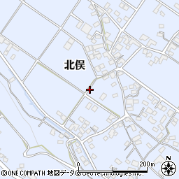宮崎県東諸県郡綾町北俣周辺の地図