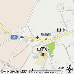 鹿児島県阿久根市山下839-1周辺の地図