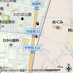 Ａ阿久根市・雨漏り修理・屋根の防水・塗装工事　２４Ｘ３６５安心受付センター周辺の地図