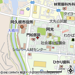 鹿児島県阿久根市鶴見町188周辺の地図