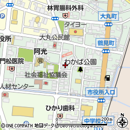 鹿児島県阿久根市鶴見町123周辺の地図
