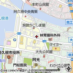 阿久根タクシー周辺の地図