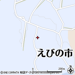 宮崎県えびの市西長江浦422周辺の地図