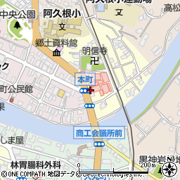 鹿児島県阿久根市高松町28周辺の地図