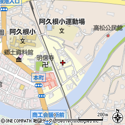 鹿児島県阿久根市高松町65周辺の地図