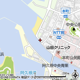 鹿児島県阿久根市浜町72-1周辺の地図