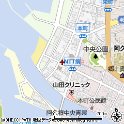 鹿児島県阿久根市浜町周辺の地図