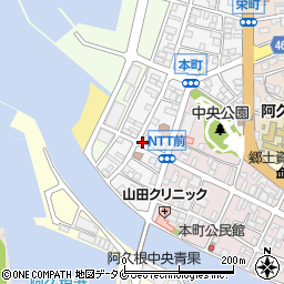 鹿児島県阿久根市浜町周辺の地図