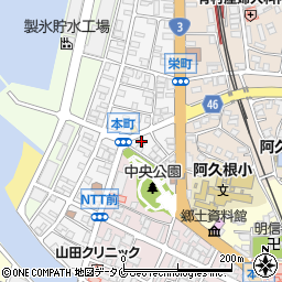 鹿児島県阿久根市琴平町81周辺の地図