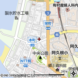 鹿児島県阿久根市琴平町87周辺の地図