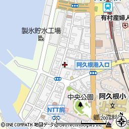 鹿児島県阿久根市琴平町107周辺の地図