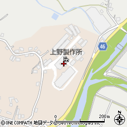 上野製作所周辺の地図