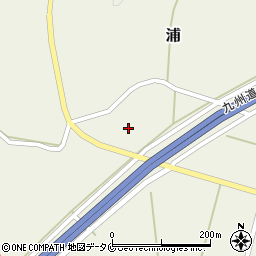 宮崎県えびの市浦540周辺の地図