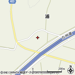 宮崎県えびの市浦545周辺の地図