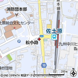 北斗塾　佐土原駅前教室周辺の地図