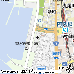 鹿児島県信用漁業協同組合連合会　ほくさつ支店周辺の地図