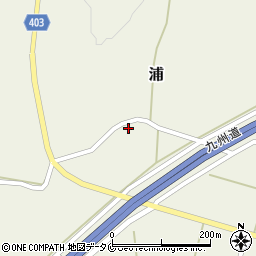 宮崎県えびの市浦543周辺の地図