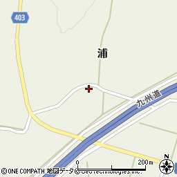 宮崎県えびの市浦491周辺の地図
