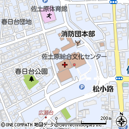 宮崎市役所諸施設等教育施設　佐土原総合文化センター周辺の地図