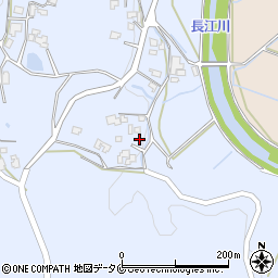 宮崎県えびの市西長江浦1986周辺の地図