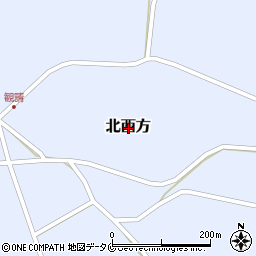 宮崎県小林市北西方周辺の地図
