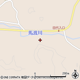 馬渡川周辺の地図