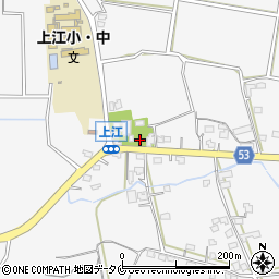 えびの上江簡易郵便局周辺の地図