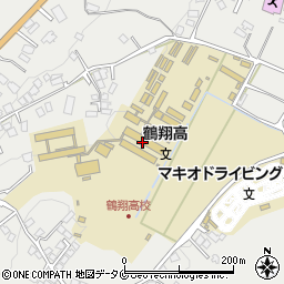 鹿児島県立鶴翔高等学校周辺の地図
