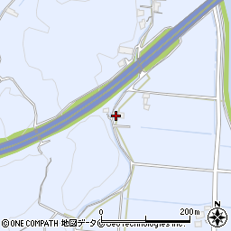 宮崎県えびの市西長江浦1597-1周辺の地図