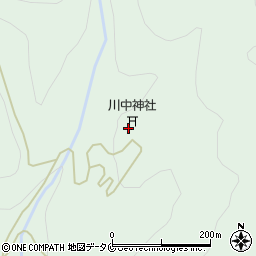 川中神社周辺の地図